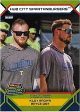 KILEY BROWN BRYCE GIST 2025 Choice Hub City Spartanburgers #36 Rangers 🔥