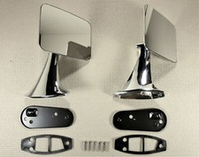 1970 1971 1972 Chevrolet Gmc Pickup Truck Hi-shine Chrome Outer Mirror Set