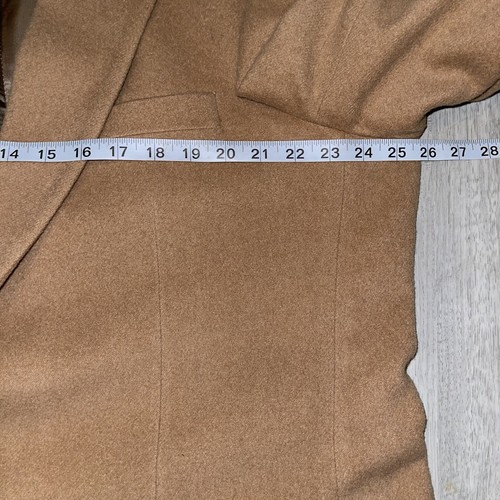 Robert Stock Blazer Men’s Size 46L Tan Wool Camel Hair Single Breasted Vintage - Picture 15 of 19
