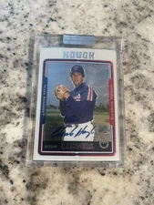 2005 TOPPS CHROME RETIRED SIGNATURE EDITION CHARLIE HOUGH #TA-CH AUTO