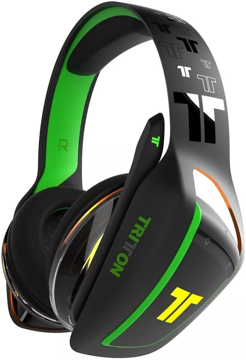 Mad Catz Tritton ARK 100 Gaming Headset [PS4 Xbox One PC 3.5mm Green/  Black] NEW