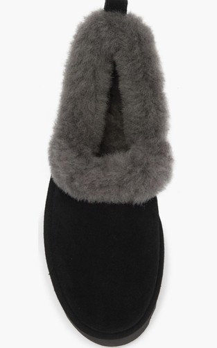 UGG - SIZE: 7 - Black Nita Platform Genuine Shearling & Suede Slippers - NEW! - Picture 6 of 7
