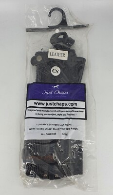 Just Chaps braune Lederchaps Größe Kind UVP £49 CR036 AA 12