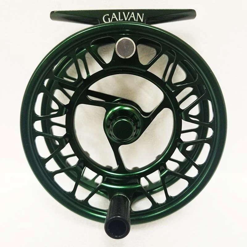 CARRETE GALVAN BROOKIE B 0/1 CLICK FLY VERDE PARA 0 O 1 WT FLY ROD - NUEVO Foto 4 de 4