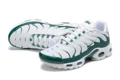 New Nike Air Max Plus TN White Green Cushioned Sports Men's Shoes