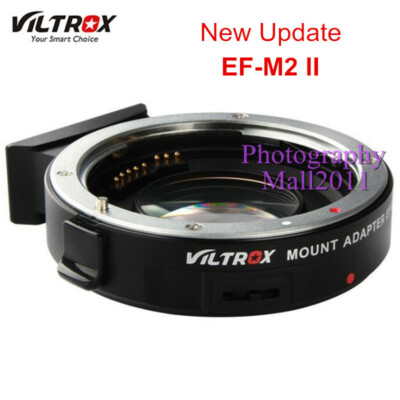 Viltrox EF-M2 II Auto Focus Lens Adapter for EF Lens to M43 Micro 4/3 GH5 Camera