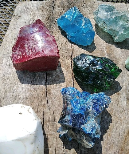 Lote de rocas vintage de mármol king vidrio mármol cullets - Imagen 16 de 21