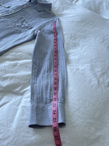 Vince | Men’s Large | Button Down Check Front Long Sleeve Cotton | As Is - Picture 3 of 11