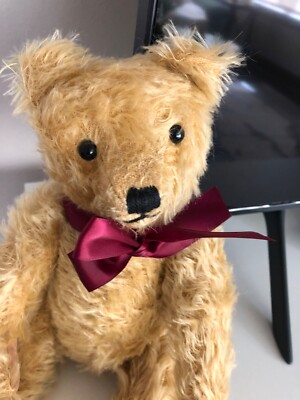 VINTAGE PAST TIMES TEDDY ARCHIE 100% MOHAIR LIMITED EDITION