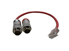 C2G Rapidrun Digital Runner Test Adapter Cable 19 Pin MUVI M To RJ-45 Red