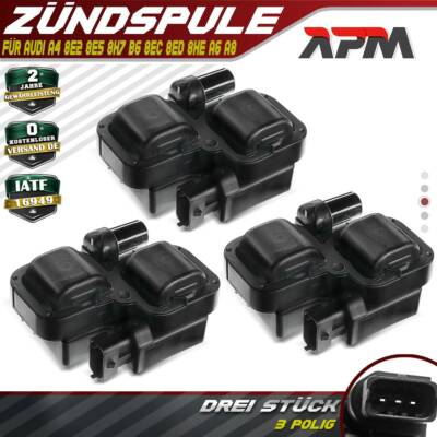 3x Zündspule für Mercedes-Benz A-Klasse W169 B-Klasse W245 C-Klasse W202 W203
