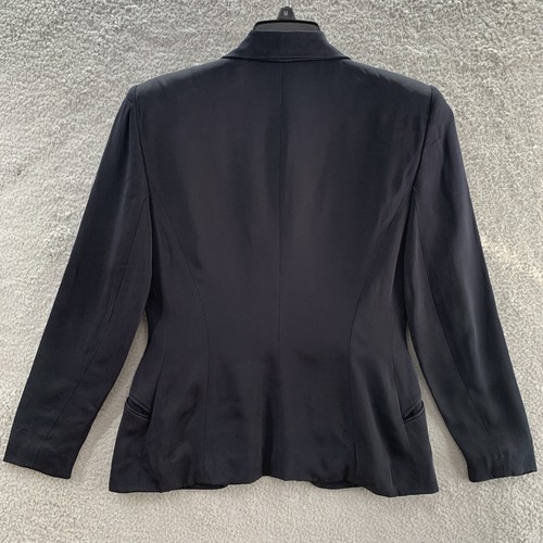 Donna Karan New York Black Label Women’s Button Pockets Blazer Jacket Size 4 - Picture 9 of 16