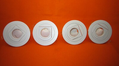 4 x LED Line verstellbare Aluminium 360° Einzel Einbauleuchte (246425) weiß