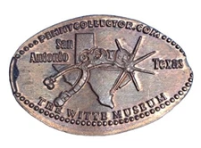 Witte Museum San Antonio Texas Elongated Penny Pressed Souvenir #0971