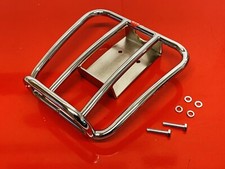 VESPA GTS GT GTL GTV CHROME REAR SPRINT CARRIER WITH FIXINGS