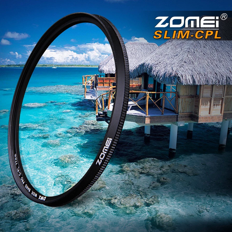 ZOMEI 67mm Slim CIR-PL CPL Circular Polarizing Polarizer filter for Canon - Image 3 of 4