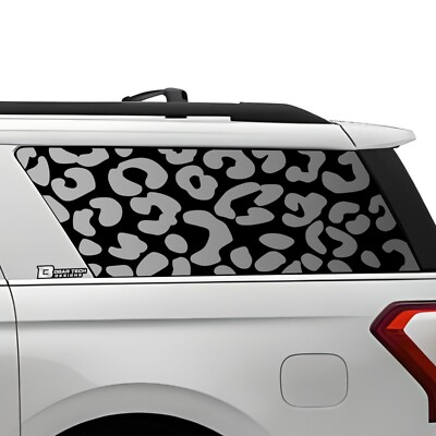 Fits Ford Expedition MAX 2018 - 2023 Window Leopard Cheetah Cow Decal Sticker