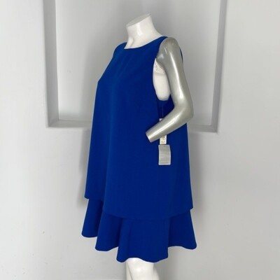 Eliza. J Sleeveless Drop-waist Dress Blue Size 20W NWT $158 | eBay