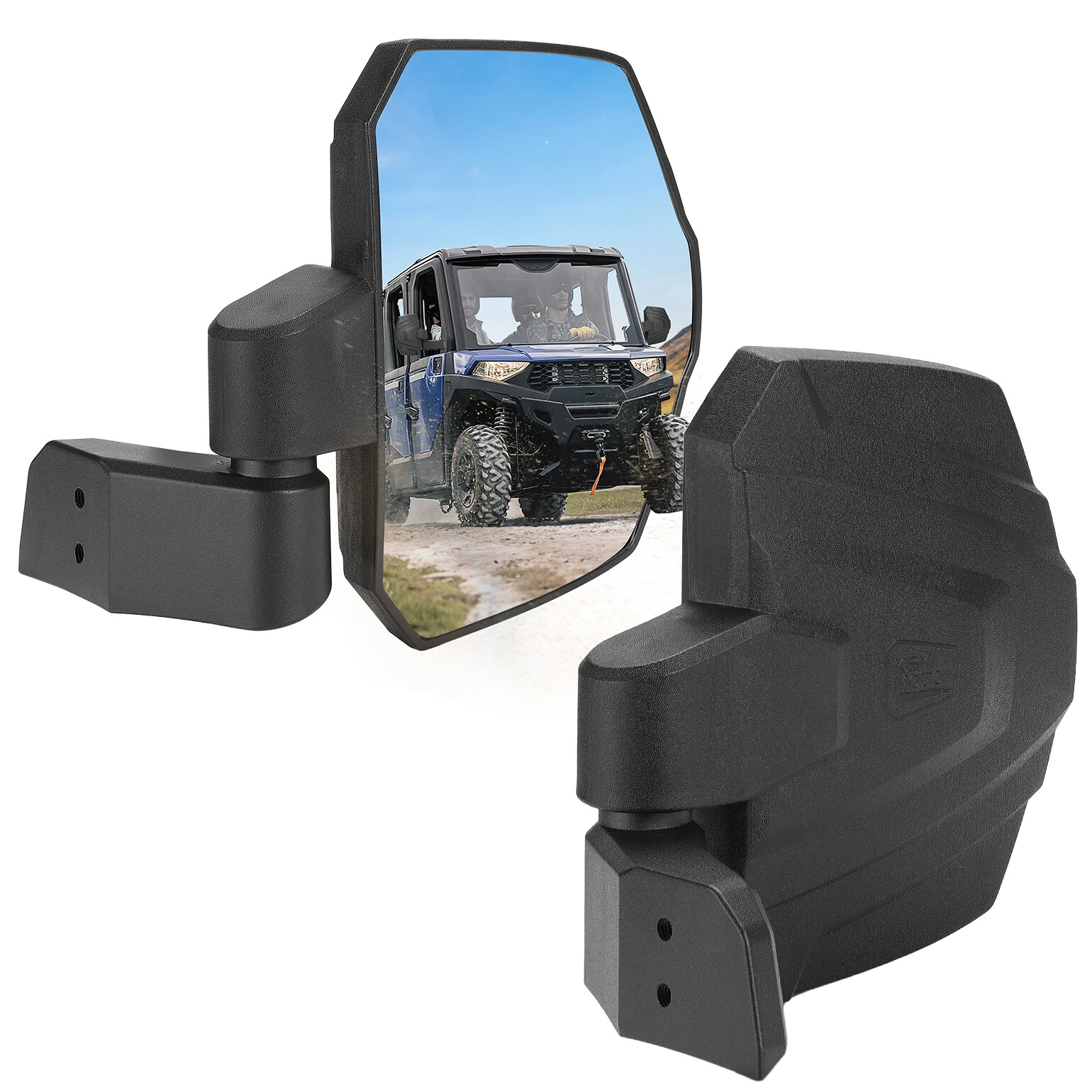 2889241 UTV Rear View Side Mirrors Door Mounted for Polaris Ranger 1000 Crew XP