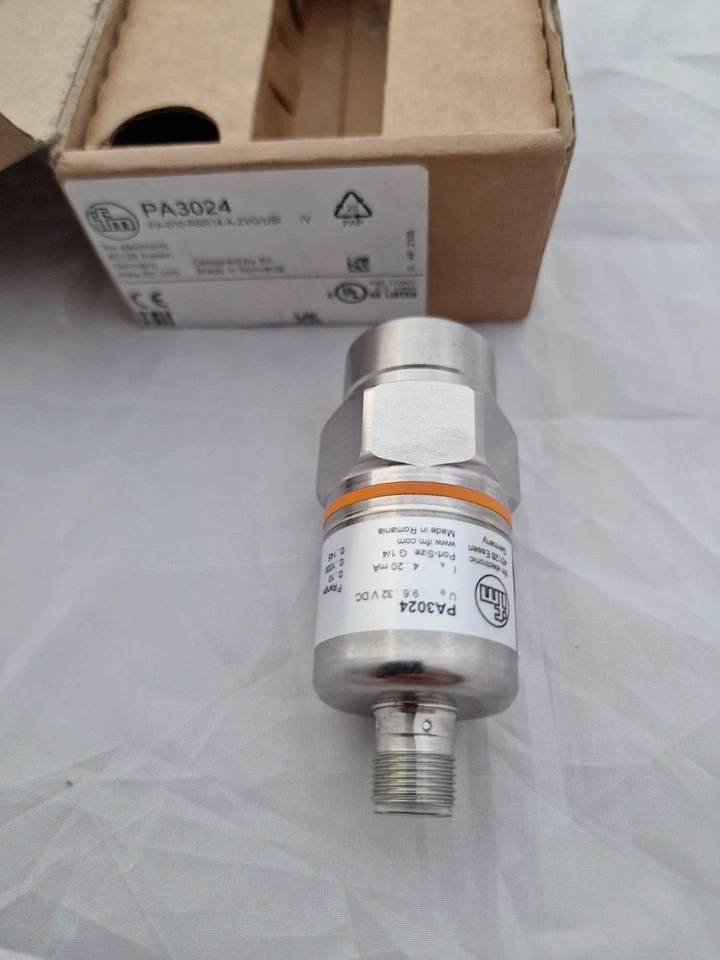 IFM PA3024 PA-010-RBR14-A-ZVG/US/ /V Pressure Transmitter With Ceramic Measuring - Image 3 of 4