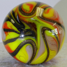 12784m Handmade Contemporary Marble With Lutz 1.53 Inches