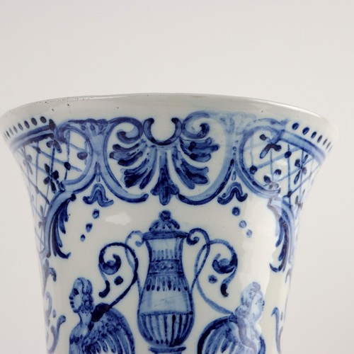 Antique Vase Man. Gien Majolica France XVIII Century - Picture 4 of 10