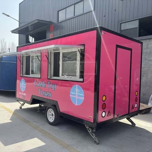 Brand New 13.1FT Enclosed Concession Food Truck Vending BBQ Trailer Food Trailer
