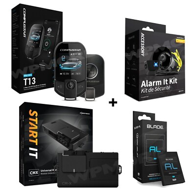 #ad Compustar RFX P2WT13 SF T13 Kit FT CMX HC Start IT FT ALARMIT KIT Blade AL $589.98
