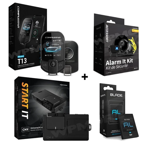 Compustar T13 Remote Start & Alarm LTE Smartphone Control Blade-AL Complete Kit