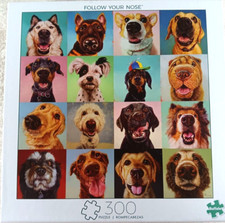 Follow Your Nose 300 Piece Jigsaw Puzzle Dogs by Buffalo