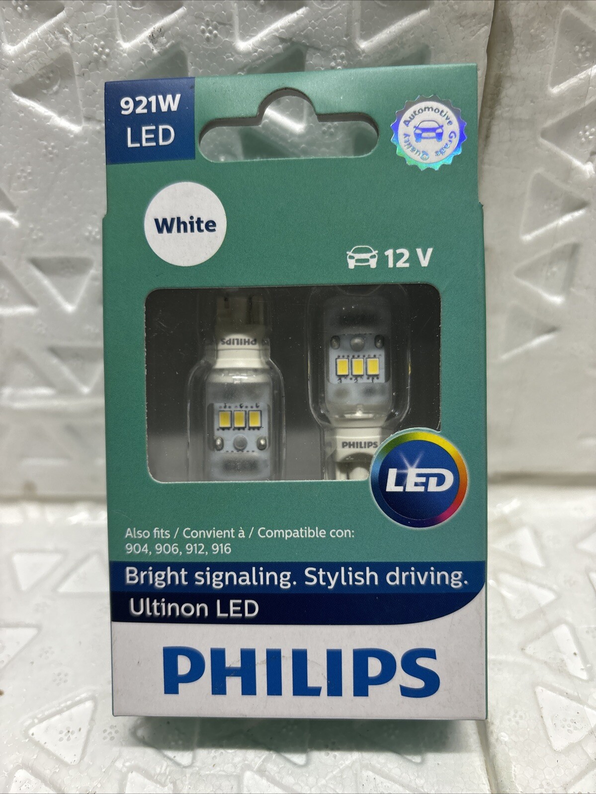 921W Philips Ultinon LED White Compatible: 904, 906, 912, 916