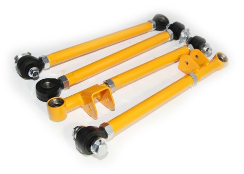 For 93-07 Subaru Impreza WRX/STi Orange Rear Laterial Link Lower Control Arm Kit - Picture 8 of 8