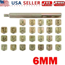 26pcs Metal Stamping Kits Punch Letter Alphabet Tools Jewelry Metal Leather DIY