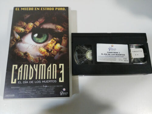 CANDYMAN 3 EL DIA DE LOS MUERTOS TURI MEYER - VHS HORROR TERROR CASTELLANO & - Picture 1 of 3