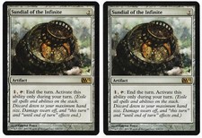 Sundial of the Infinite x2 2x M12 Core Set 2012 Colorless Artifact MTG NM AZ4