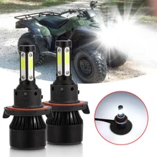 FOR HONDA RANCHER 350 400 HEADLIGHT LED LIGHT BULB 6000K HIGH POWER 180W 24000LM