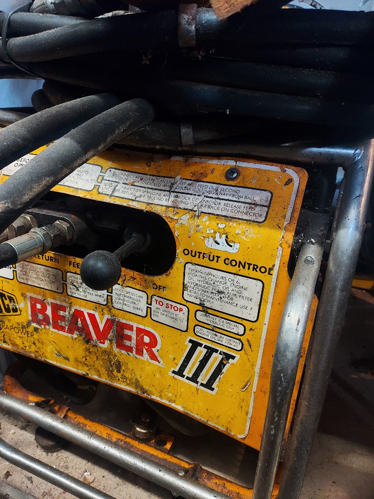 JCB Beaver hydraulic breaker power pack serviced in good condition eBay