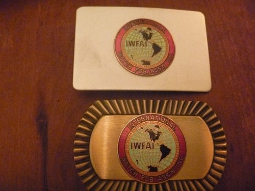 IWFAI Watch FOB Assoc. Belt Buckles (2)