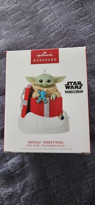 2022 Hallmark Keepsake Ornament-Grogu Greetings Star Wars