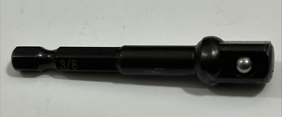 NEW 3/8'' Drive 2-1/2'' Long  1/4'' Hex-to-3/8'' Square Adapter