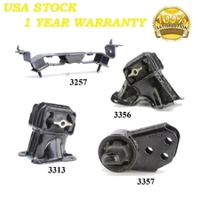 4 PCS FRONT MOTOR & TRANS MOUNT FIT 2005-2007 Jeep Grand Cherokee 3.7L 2WD