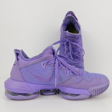 Nike LeBron 16 Low Atomic Purple Size 8 Athletic Basketball Sneaker Shoes