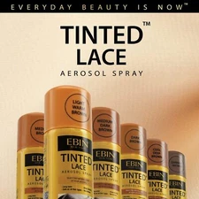 EBIN TINTED LACE AEROSOL SPRAY 2.7OZ NATURAL LOOK COLOR PART