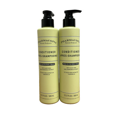 2 PACK Of Pharmacopia Conditioner Apres-Shampooing 12oz each