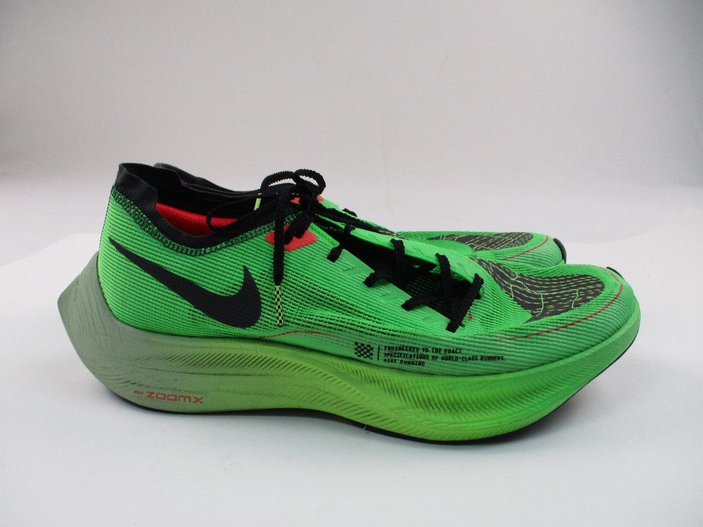 Nike ZoomX Vaporfly Next% 2 Ekiden Scream Green Black Running Shoes Men’s Size 13 DZ4779-304