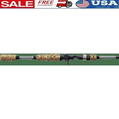 6ft8in IM7 Graphite Baitcast Fishing Rod Cork Handle Medium Action Fishing  New | eBay