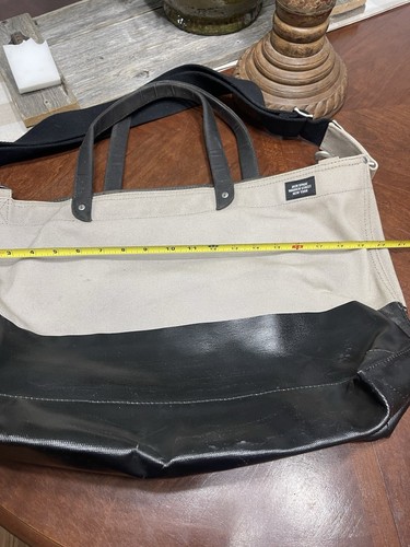 RARE FIND Jack Spade Warren Street New York Canvas Dipped Wax Bag Tote Travel - Bild 4 von 18