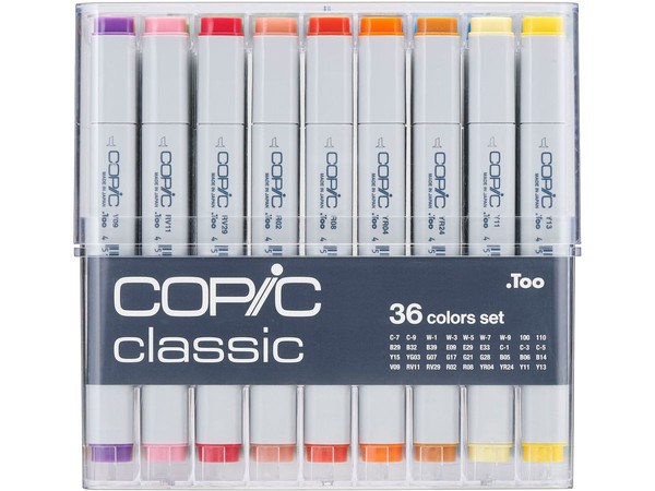 1 Bis 12X Copic Marker Classic, 36Er Basis Set - Mengenrabatt-image