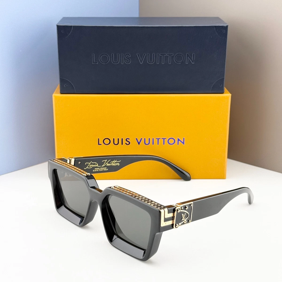 Louis Vuitton Gold Sunglasses for Men for sale | eBay