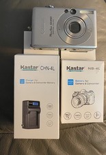 Canon PowerShot Digital ELPH SD450 / IXUS 55 5.0MP Digital Camera New Battery